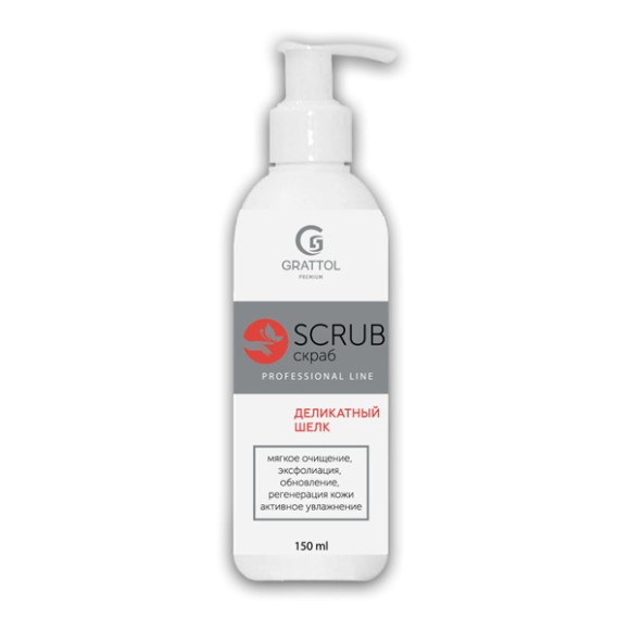 ( 150 мл ) Grattol Premium  SCRUB гель-скраб Деликатный шелк