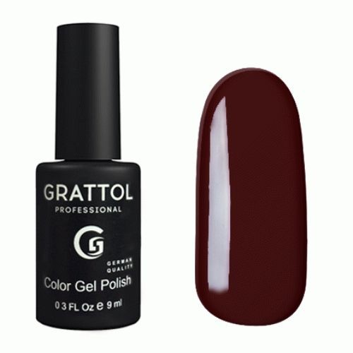 Гель-лак Grattol GTC025 Brown, 9мл