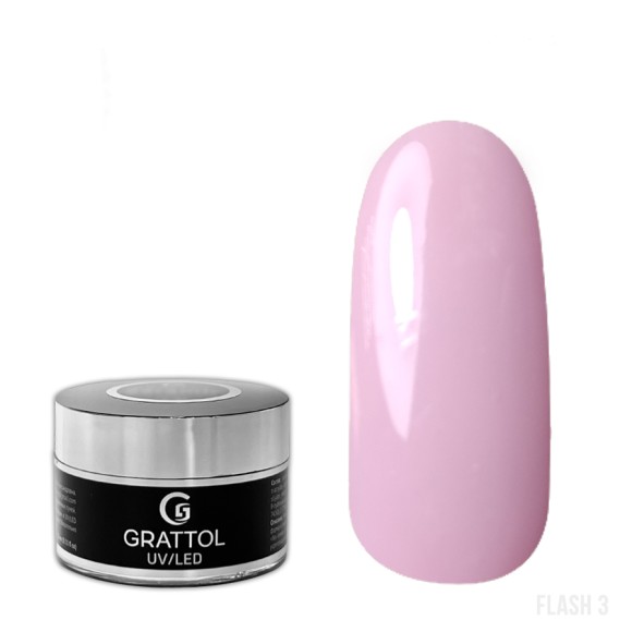 ( 15 мл ) Гель камуфлирующий Grattol Camouflage Gel Flash 03