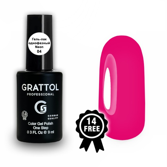 Grattol Color Gel Polish One Step Neon 04