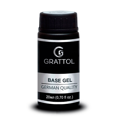 ( 20 мл ) База Каучуковая для гель-лака  EXTRA Cremnium Grattol Rubber Base Gel