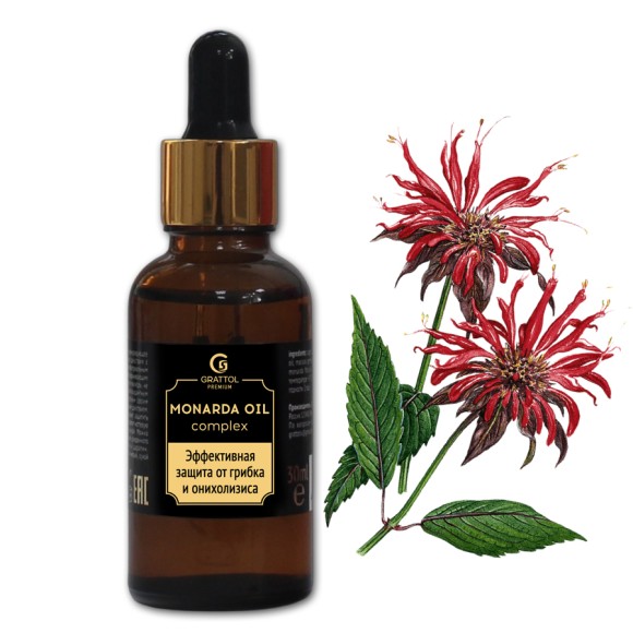 ( 30 мл ) Масло для кутикулы антибактериальное МОНАРДА Grattol Premium Cuticle oil