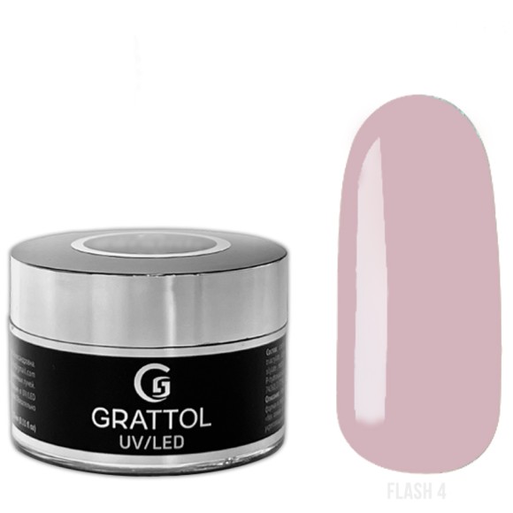 ( 50 мл ) Гель камуфлирующий Grattol Camouflage Gel Flash 04