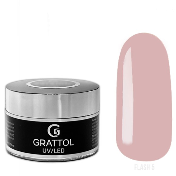 ( 50 мл ) Гель камуфлирующий Grattol Camouflage Gel Flash 05
