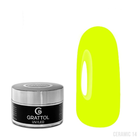 ( 15 мл ) Гель камуфлирующий Grattol Camouflage Gel Ceramic 14