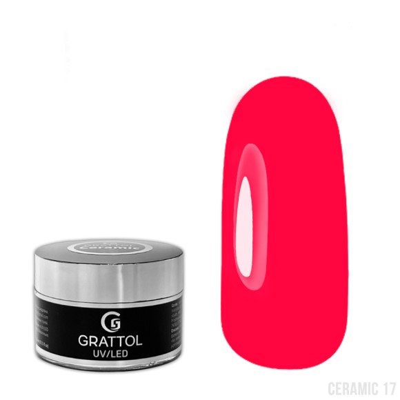 ( 15 мл ) Гель камуфлирующий Grattol Camouflage Gel Ceramic 17