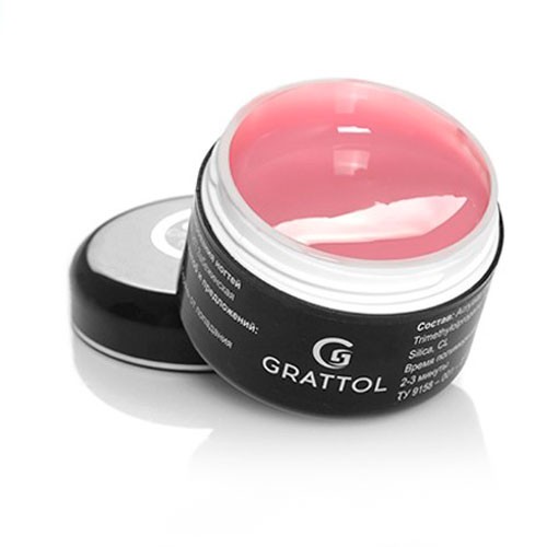 ( 50 мл ) Гель камуфлирующий Grattol Camouflage Gel Pink