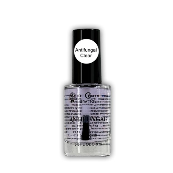 Grattol Antifungal Nail Polish Clear. Лак для ногтей без лампы. 9 мл.