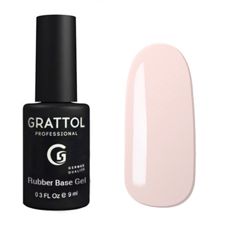 Camouflage 02  9ml Камуфлирующая база для гель-лака Grattol Rubber Base