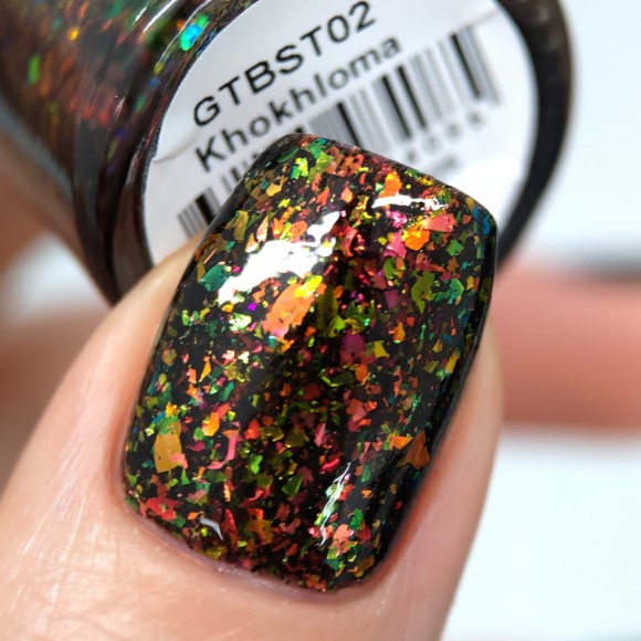 Лак для ногтей Grattol Color Nail Polish Khokhloma