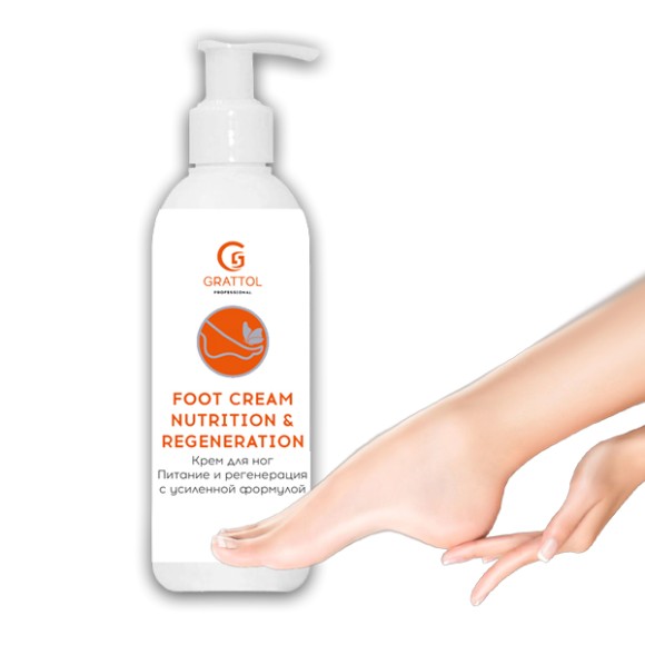 ( 150 мл ) Крем для ног. ПИТАНИЕ и РЕГЕНЕРАЦИЯ. Grattol Premium Foot Cream Nitrition