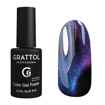 Гель-лак Grattol 9D Cat Eye 06, 9 мл