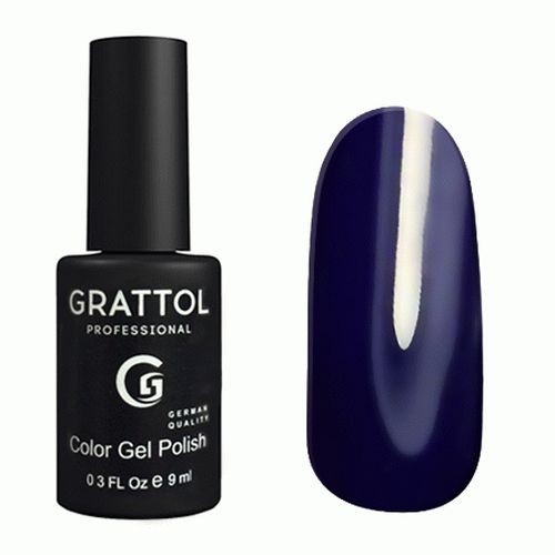 Гель-лак Grattol GTC095 Dark Ultramarine, 9мл