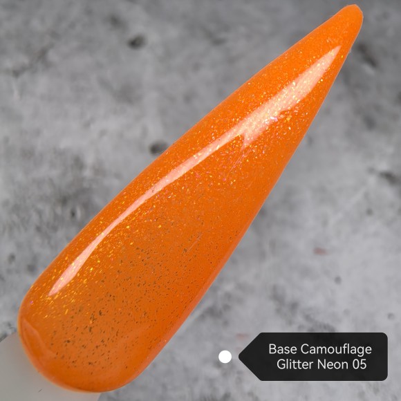 Grattol Rubber Base Glitter Neon 05