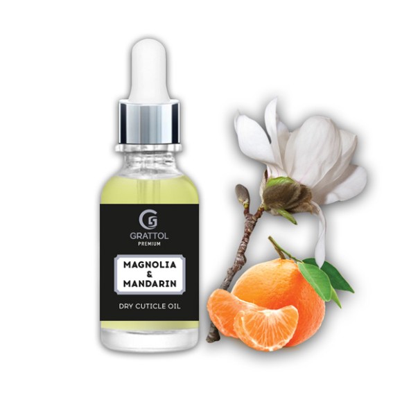 ( 15 мл ) Сухое Масло для кутикулы "Magnolia & Mandarin" Grattol Premium Dry cuticle oil