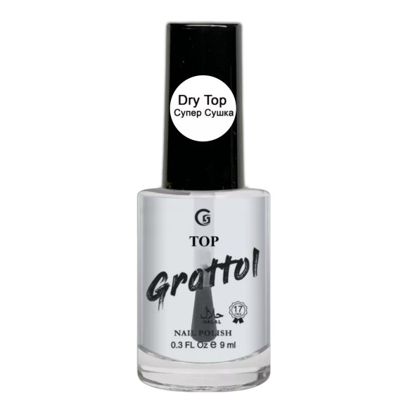 Топ-сушка для лака для ногтей Grattol Quick Dry Top