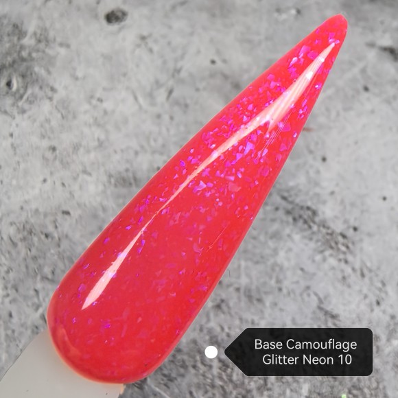 Grattol Rubber Base Glitter Neon 10