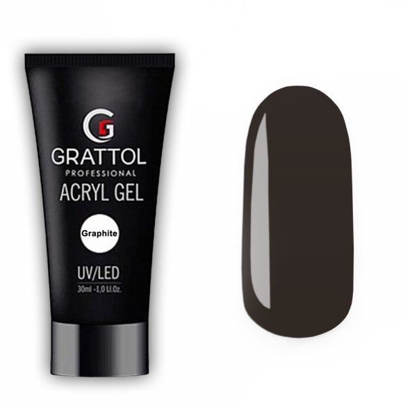 Акрил-гель Grattol Acryl Gel 12 Graphite, 30мл