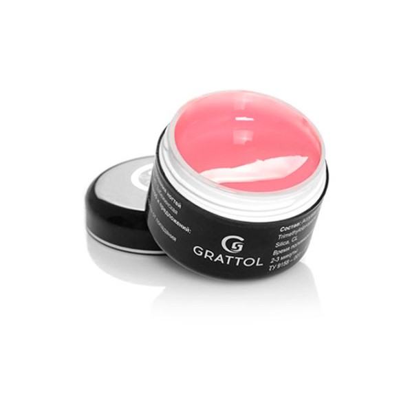 ( 15 мл ) Гель камуфлирующий Grattol Camouflage Gel Pink