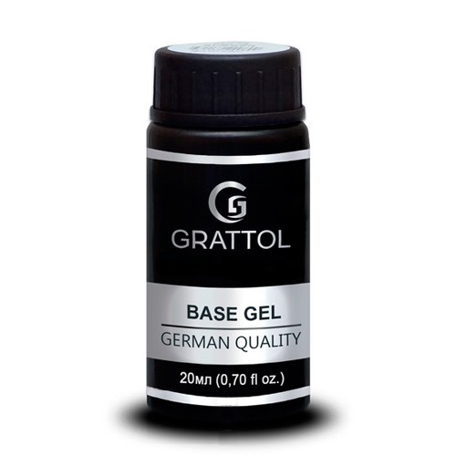 ( 20 мл ) База Каучуковая для гель-лака Grattol Rubber Base Gel No Hema