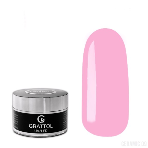 ( 50 мл ) Гель камуфлирующий Grattol Camouflage Gel Ceramic 09