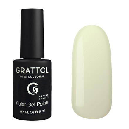 Гель-лак Grattol GTC114 Pale Yellow, 9мл
