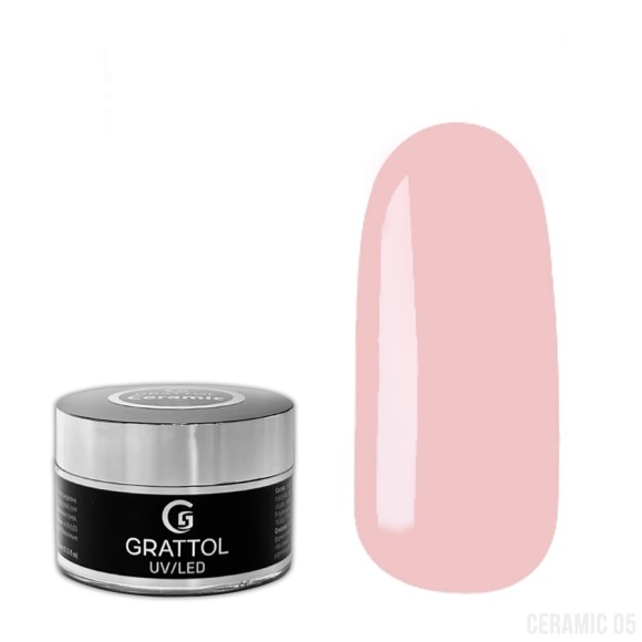 ( 15 мл ) Гель камуфлирующий Grattol Camouflage Gel Ceramic 05