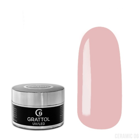( 50 мл ) Гель камуфлирующий Grattol Camouflage Gel Ceramic 06