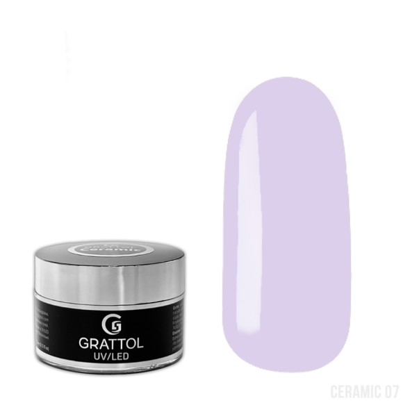 ( 15 мл ) Гель камуфлирующий Grattol Camouflage Gel Ceramic 07