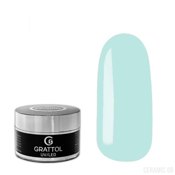 ( 50 мл ) Гель камуфлирующий Grattol Camouflage Gel Ceramic 08