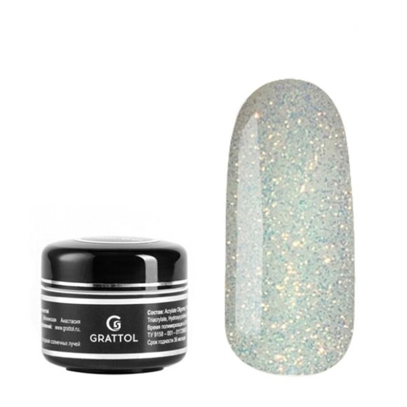 ( 15мл ) Гель для наращивания Grattol Gel Opal 01