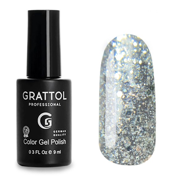 Гель-лак Grattol Оpal Platinum, 9мл