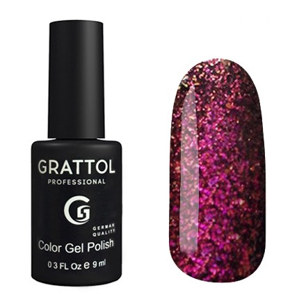 Гель-лак Grattol Хамелеон GTG003 Galaxy Garnet, 9мл
