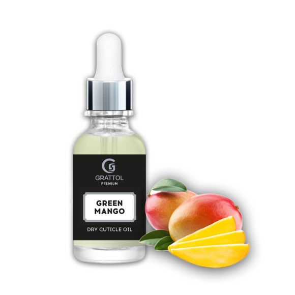( 15 мл ) Сухое Масло для кутикулы "Green Mango" Grattol Premium Dry cuticle oil