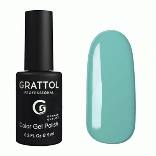 Гель-лак Grattol GTC017 White Blue, 9мл
